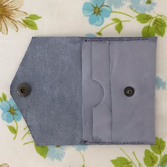 Handmade Genuine Leather Wallet Cardholder - Picture 3 of 5